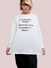 SUSY STAR - T-shirt Natalizia Ironica STL11/ BIANCO SUSY STAR 