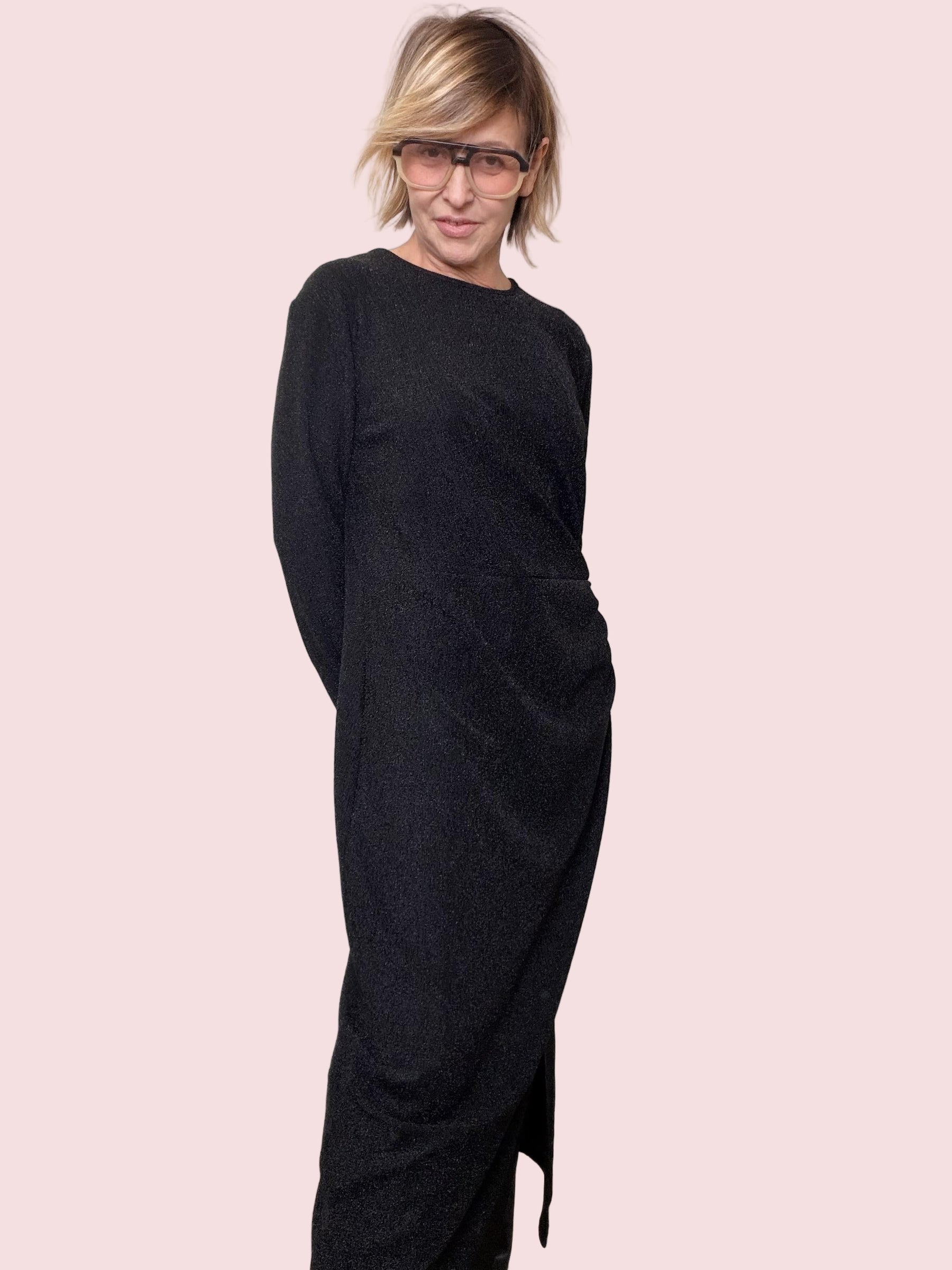 SUSY STAR -. Abito Black Soft Glam STA109152LUR/ NERO SUSY STAR 