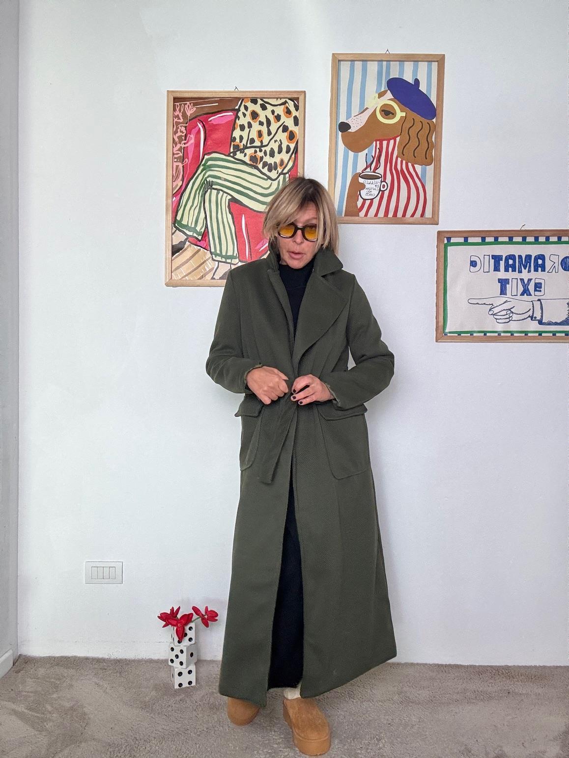 FEMALE -  CAPPOTTO ICONA VERDE ICONA/ VERDE FEMALE 