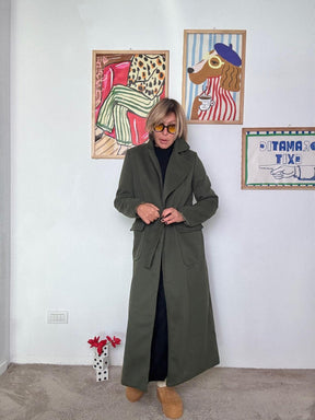 FEMALE -  CAPPOTTO ICONA VERDE ICONA/ VERDE FEMALE 