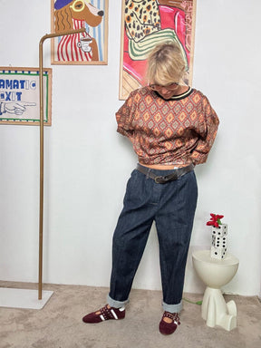 SUSY STAR - Jeans Soft Rebel  Oversize con Stile ST807554BMS/ JEANS SUSY STAR 