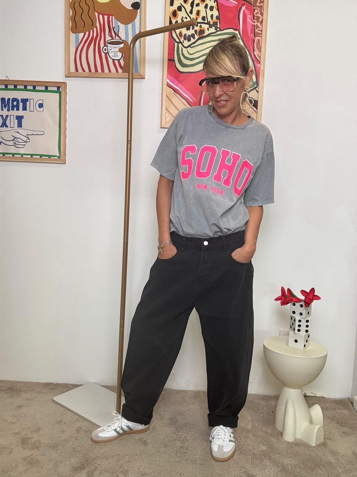 SUSY STAR - Jeans "Baggy Blackout" STYW010/ NERO SUSY STAR 