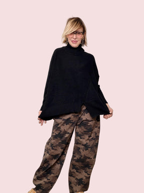 SUSY STAR -MAGLIA DOLCEVITA OVER NERA STX66258/ NERO SUSY STAR 