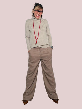 FEMALE - Pantalone Easy Chic P90016/ CAMMELLO FEMALE 