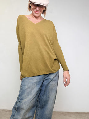 SOUVENIR -  MAGLIA Soft Oversize Knit OLIO B38D0041/ OLIO SOUVENIR 