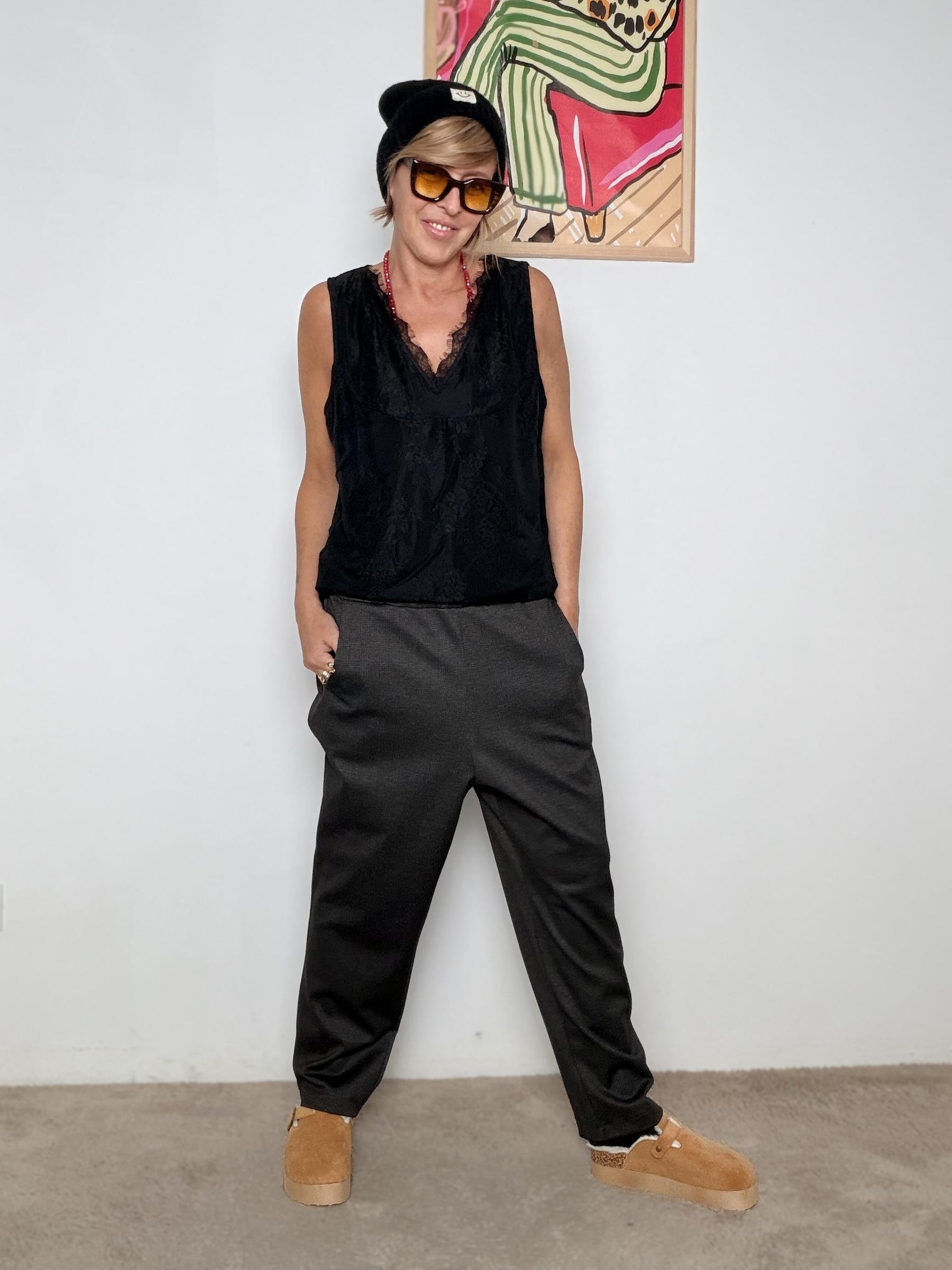 SUSY STAR - PANTALONE CITY RELAX ST83032BAG/ MORO SUSY STAR 