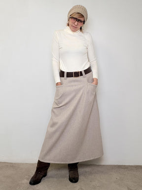 FEMALE - Gonna Maxi Soft Line 39210TRLFN/ BEIGE FEMALE 