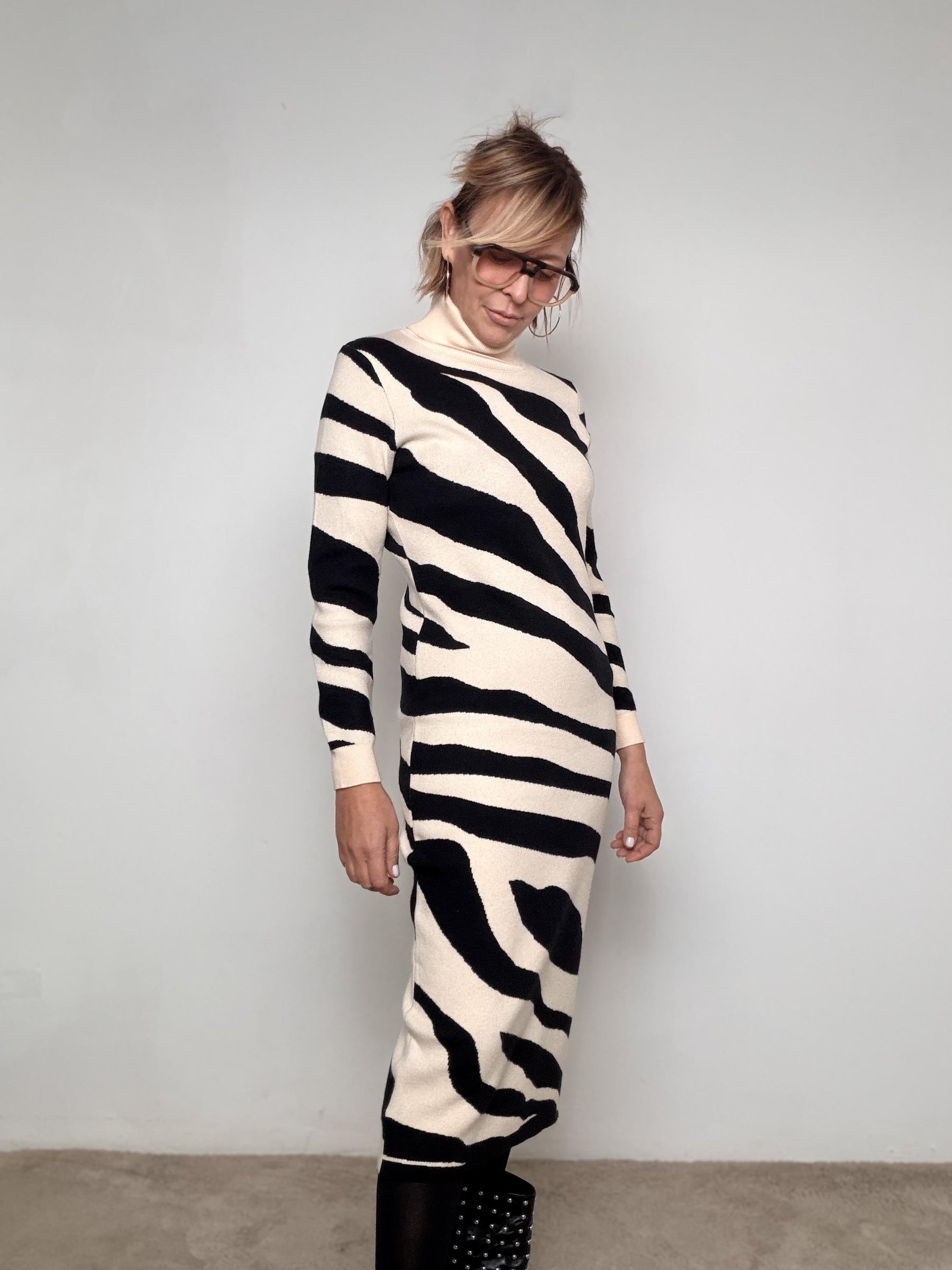 FEMALE - ABITO Zebra Chic BEIGE ZS5271/ BEIGE FEMALE 