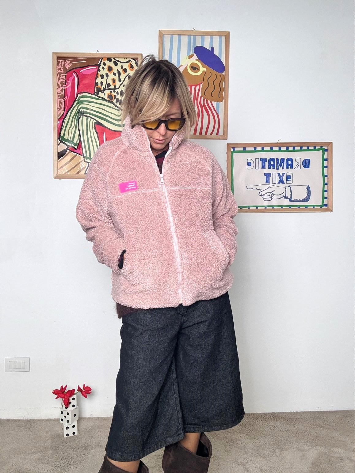 FEMALE - Teddy Zip Up Cozy Chic ROSA 23916/ CIPRIA FEMALE 