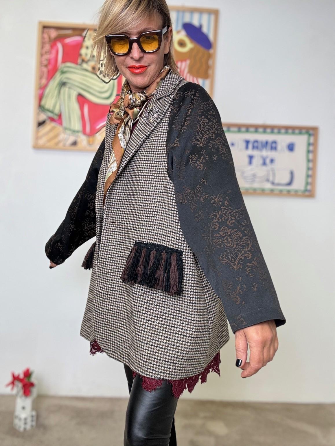 SUSY MIX - Giacca Mix & Chic S0060/ MORO SUSY MIX 