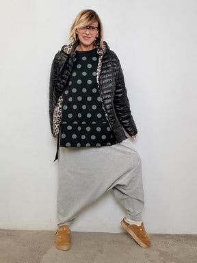 SUSY STAR - PANTALONE COCCOON MORBIDONE ST83396FLP  / GRIGIO SUSY STAR 