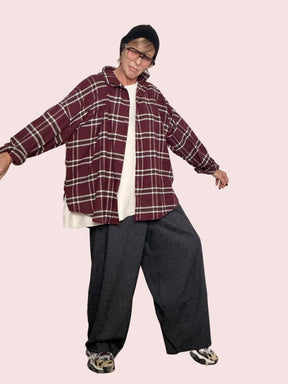 SUSY STAR - Camicia Urban Checkvino STS7305/ VINO SUSY STAR 