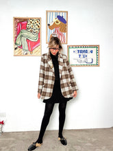 FEMALE - Giacca over a quadri moro A7006-H9/ CHECK MORO FEMALE 