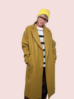 DEJA VU - Cappotto Chic Senza Sforzo A25SG607/ LIME DEJA VU 