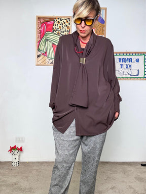 SUSY STAR - Camicia con Nodo Frontale MORO STLS1037/ MORO SUSY STAR 