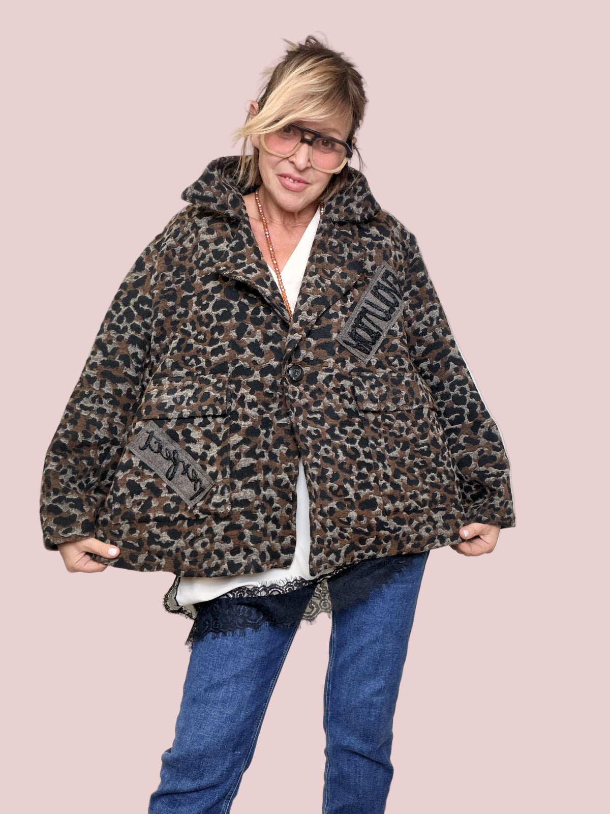 DEJA VU - Cappotto Wild Attitude A25DL618/ ANIMALIER DEJA VU 