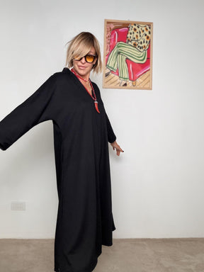 FEMALE - ABITO FLUIDA 33235ZB/ NERO FEMALE 