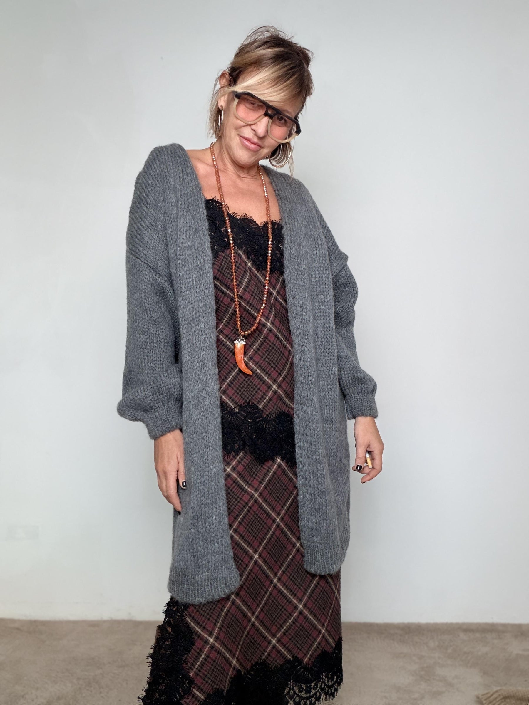 FEMALE - Cardigan Smile GRIGIO 9584/ GRIGIO FEMALE 