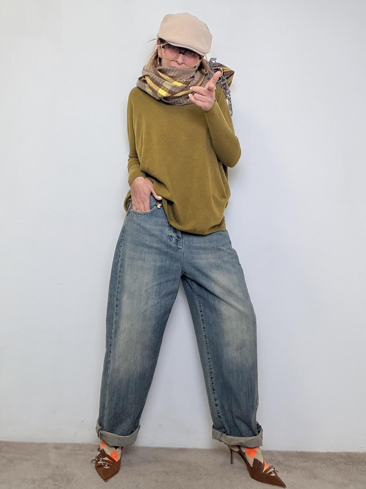 SOUVENIR - JEANS Boyfriend Denim Vibe C38S00030/ JEANS SOUVENIR 