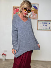 DEJA VU - Magliona over morbida effetto cocoon A25VC403/ GRIGIO FEMALE 