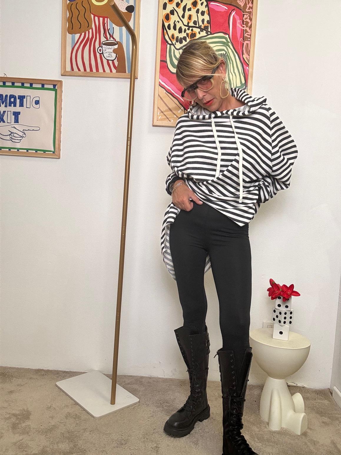 SUSY MIX - LEGGINGS NERO 240807 NERO SUSY MIX 