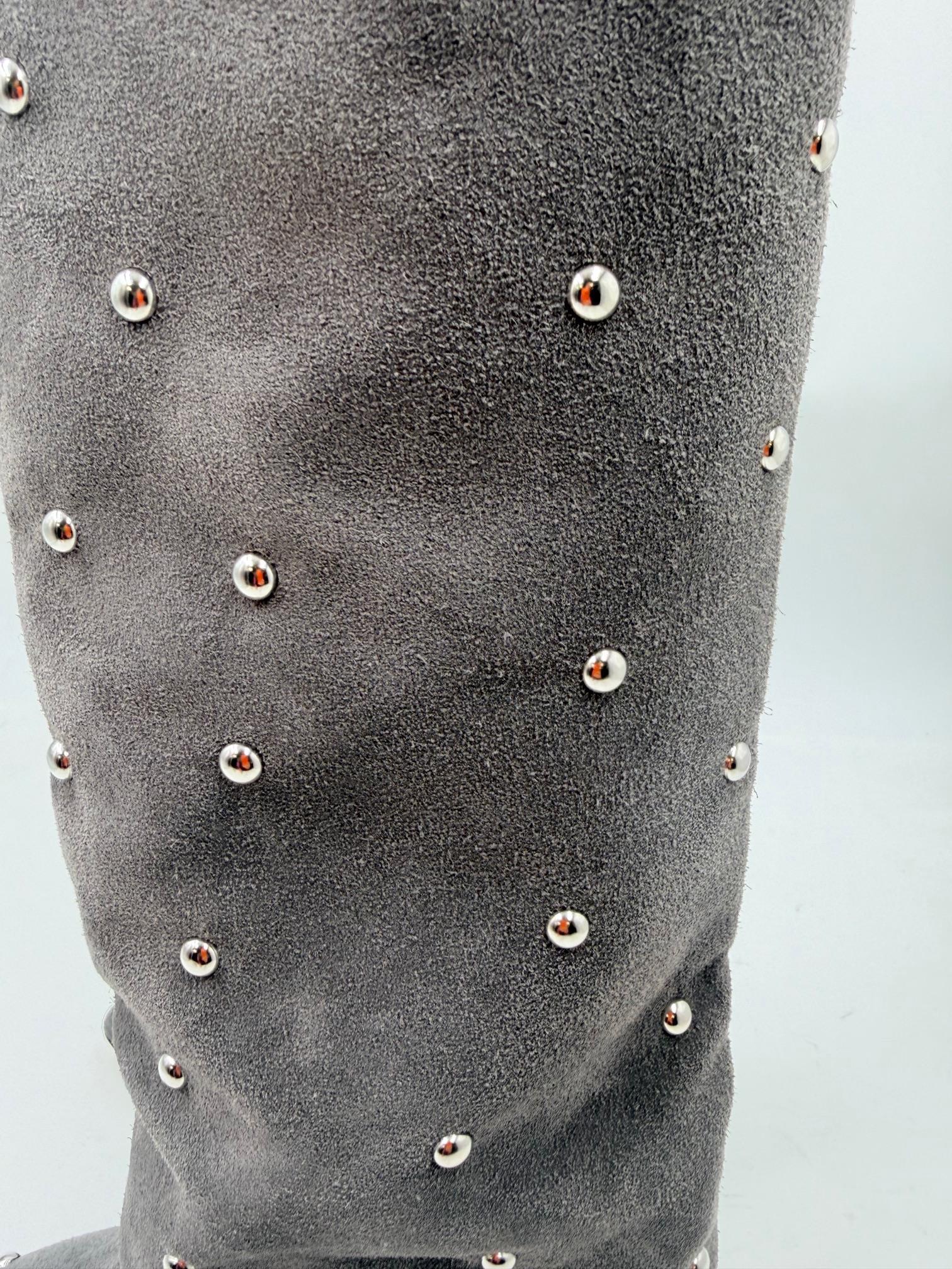 DIVINE FOLLIE - STIVALE PEARLY CHIC AISHA2761/ GRIGIO SUE DIVINE FOLLIE 