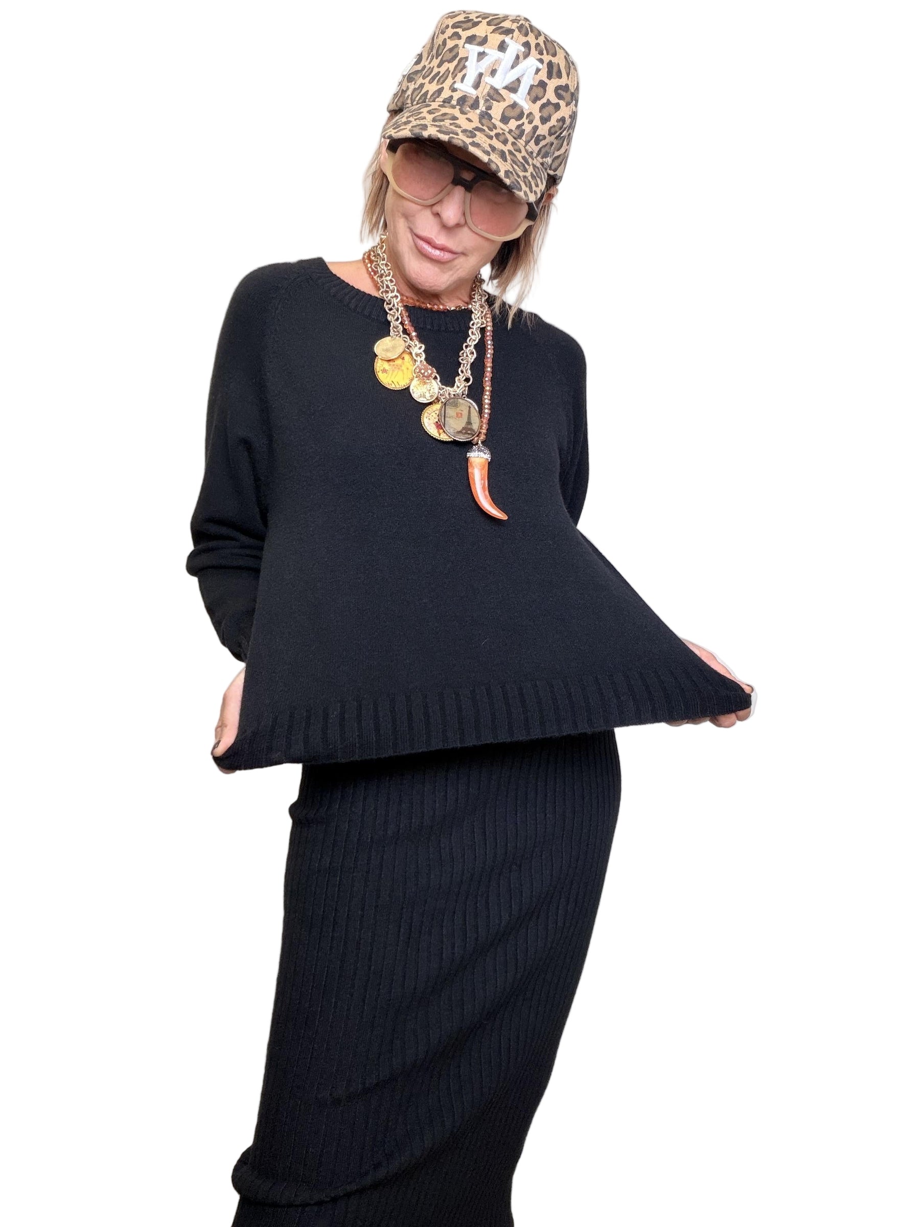 SUSY MIX -  ABITO Completo Knit Chic NERO 103591036 0/ NERO SUSY MIX 