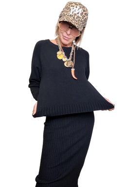 SUSY MIX -  ABITO Completo Knit Chic NERO 103591036 0/ NERO SUSY MIX 