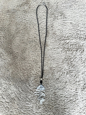 FEMALE - Collana con ciondolo lisca  simbolo di saggezza e stile boho-chic LISCA/ ARGENTO FEMALE 