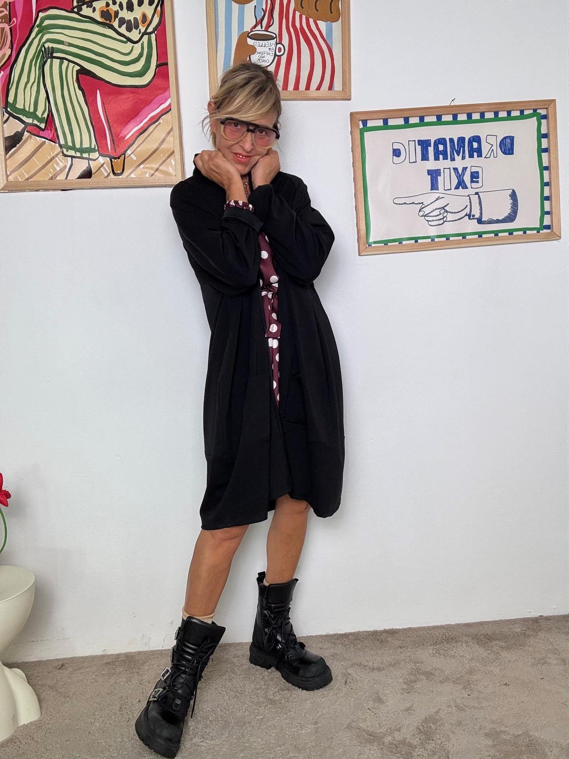 FEMALE - Giacca Passepartout Urbana  Oversize e Senza Tempo nera 33195TCB/ NERO FEMALE 