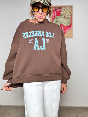 FEMALE - FELPA LOS ANGELES MORO R50369/ MORO FEMALE 