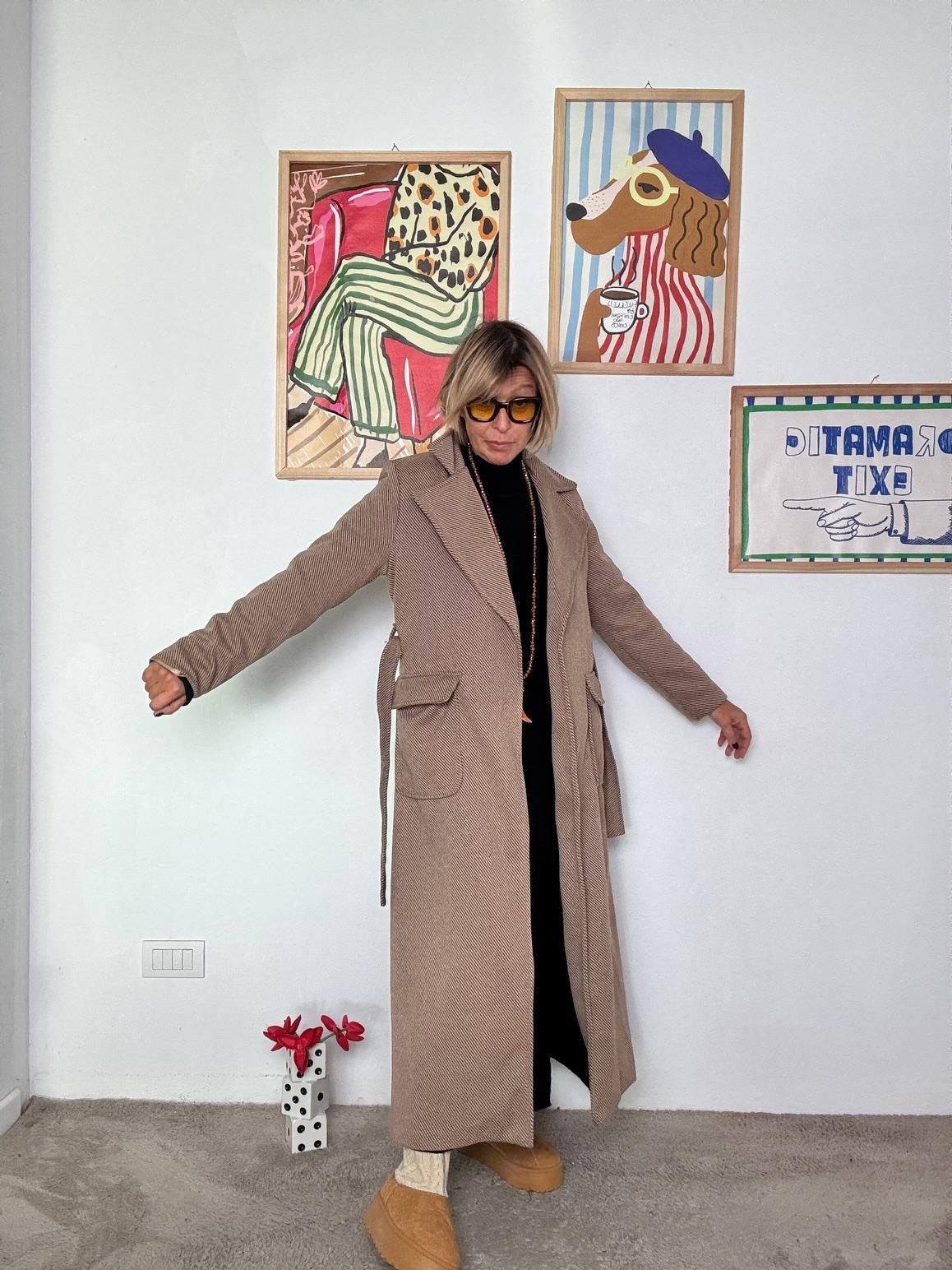 FEMALE -  CAPPOTTO ICONA CAMEL ICONA/ CAMEL FEMALE 