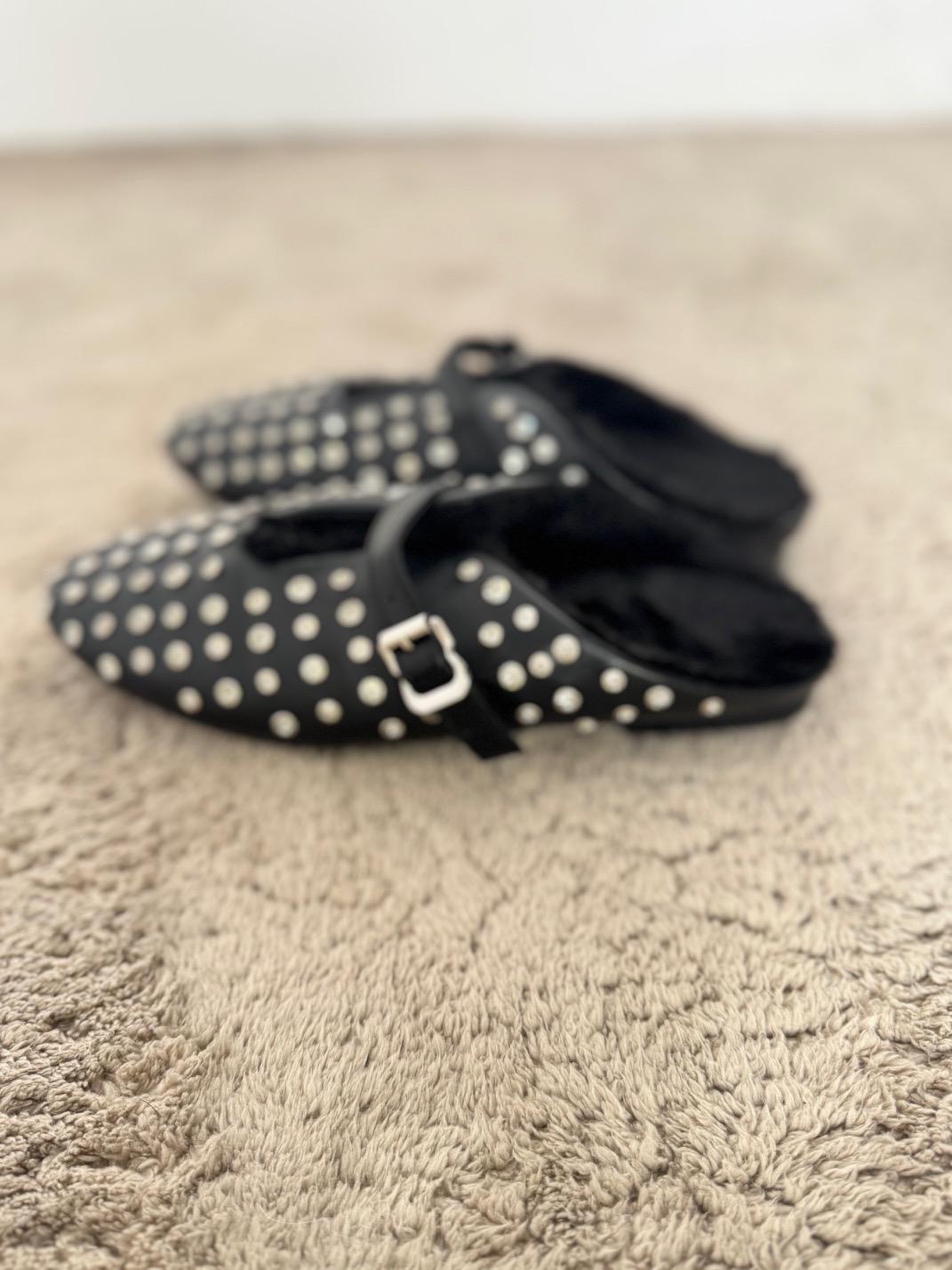 SUSY MIX - Sabot donna neri con borchie  grintosi, comodi e super fashion RY87/ NERO SUSY MIX 