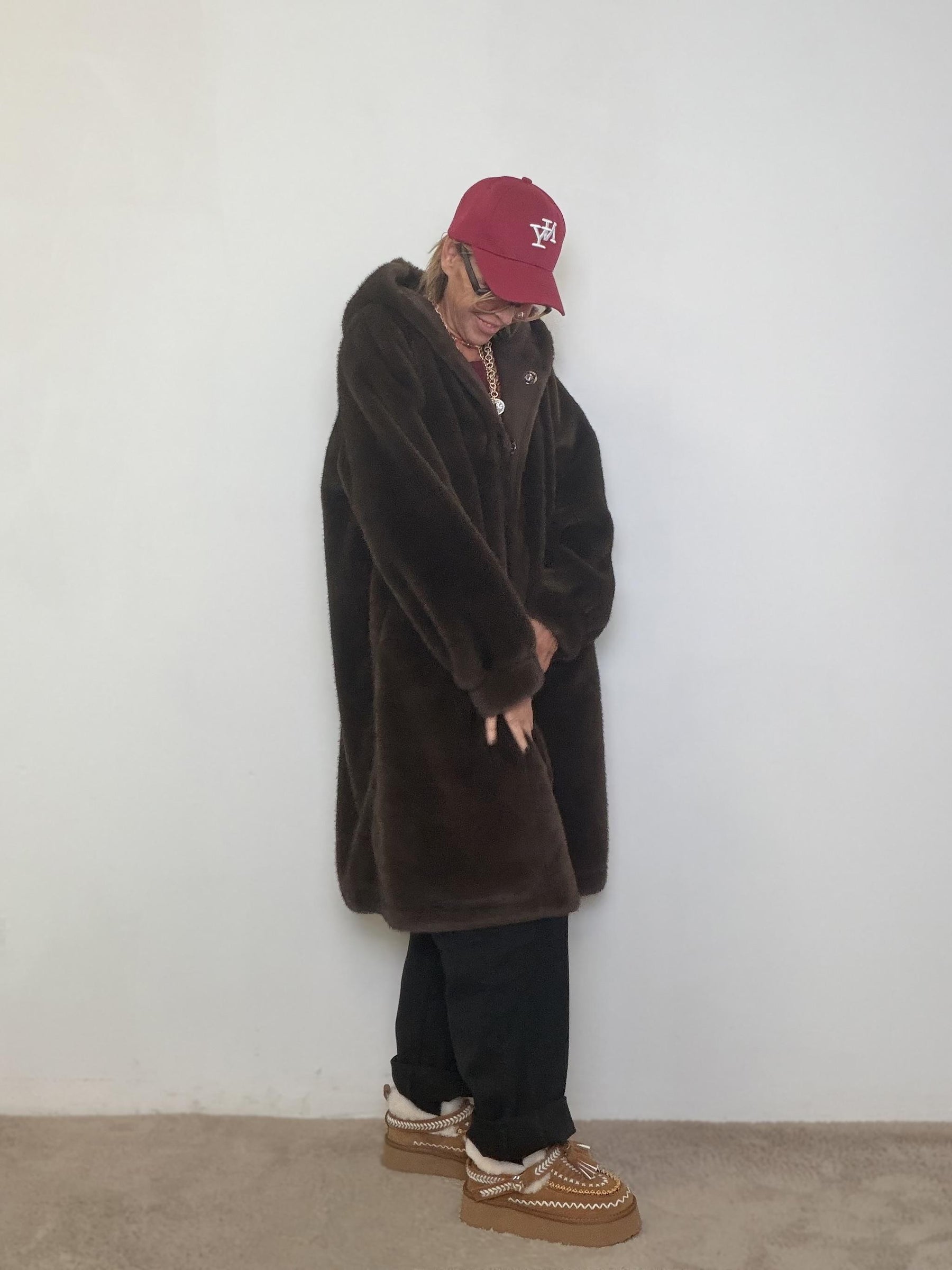 SUSY STAR - Ecopellicciotto Oversize con Cappuccio FANGO ST25023/ FANGO SUSY STAR 