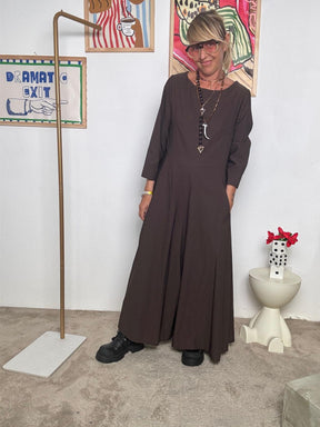 SUSY STAR - Tuta begalina donna ampia  Un solo gesto, look risolto MORO ST88496FIO/ MORO SUSY STAR 