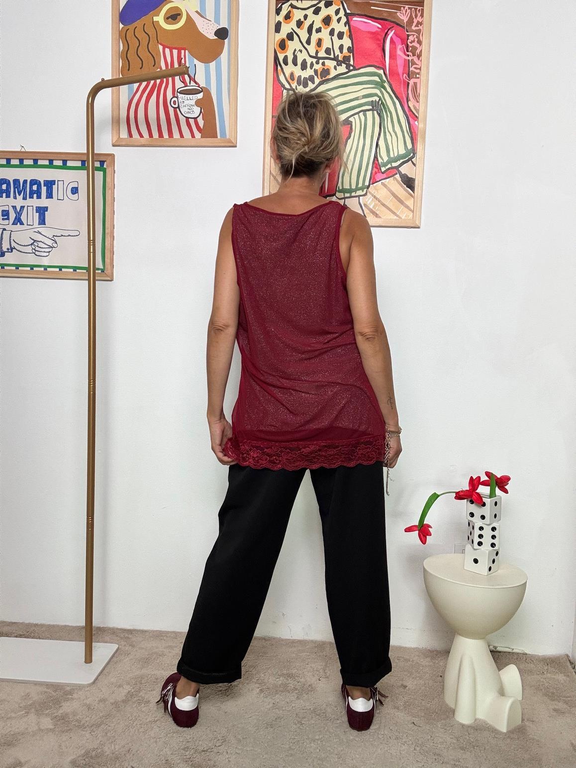 SUSY STAR - Pantaloni Relaxed Rebel NERO ST10025/ NERO SUSY STAR 