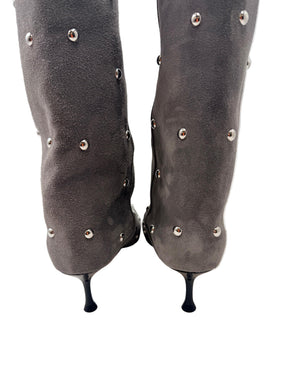 DIVINE FOLLIE - STIVALE PEARLY CHIC AISHA2761/ GRIGIO SUE DIVINE FOLLIE 