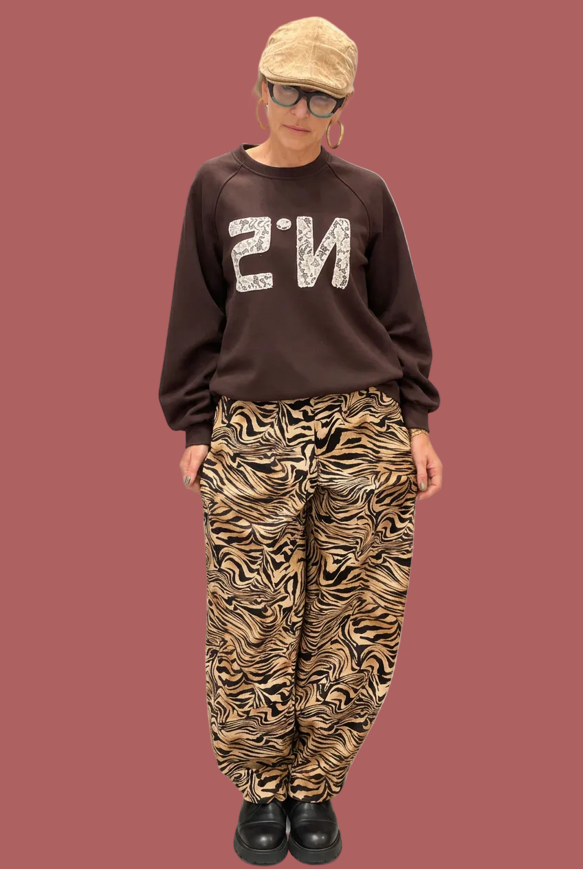 Pantalone lungo tigrato Le Streghe