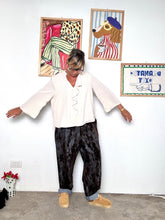 DEJA VU - Camicia con volant sul davanti A25SG101/ BURRO DEJA VU 