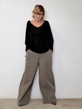 DEJA VU - Pantalone Cocoon Morbido A25RU209/ GRIGIO DEJA VU 