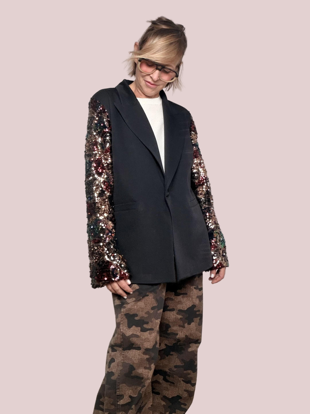 SUSY STAR - Giacca Party & Power STSS2896/ NERO SUSY STAR 