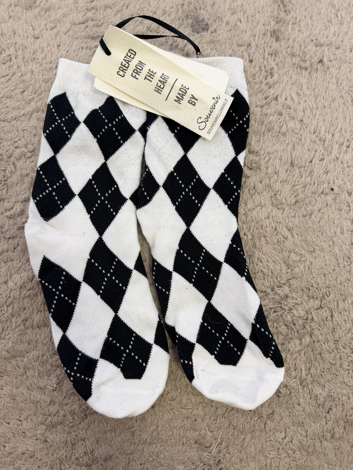 SOUVENIR - CALZINO College Mood S38M1319/ BIANCO SOUVENIR 