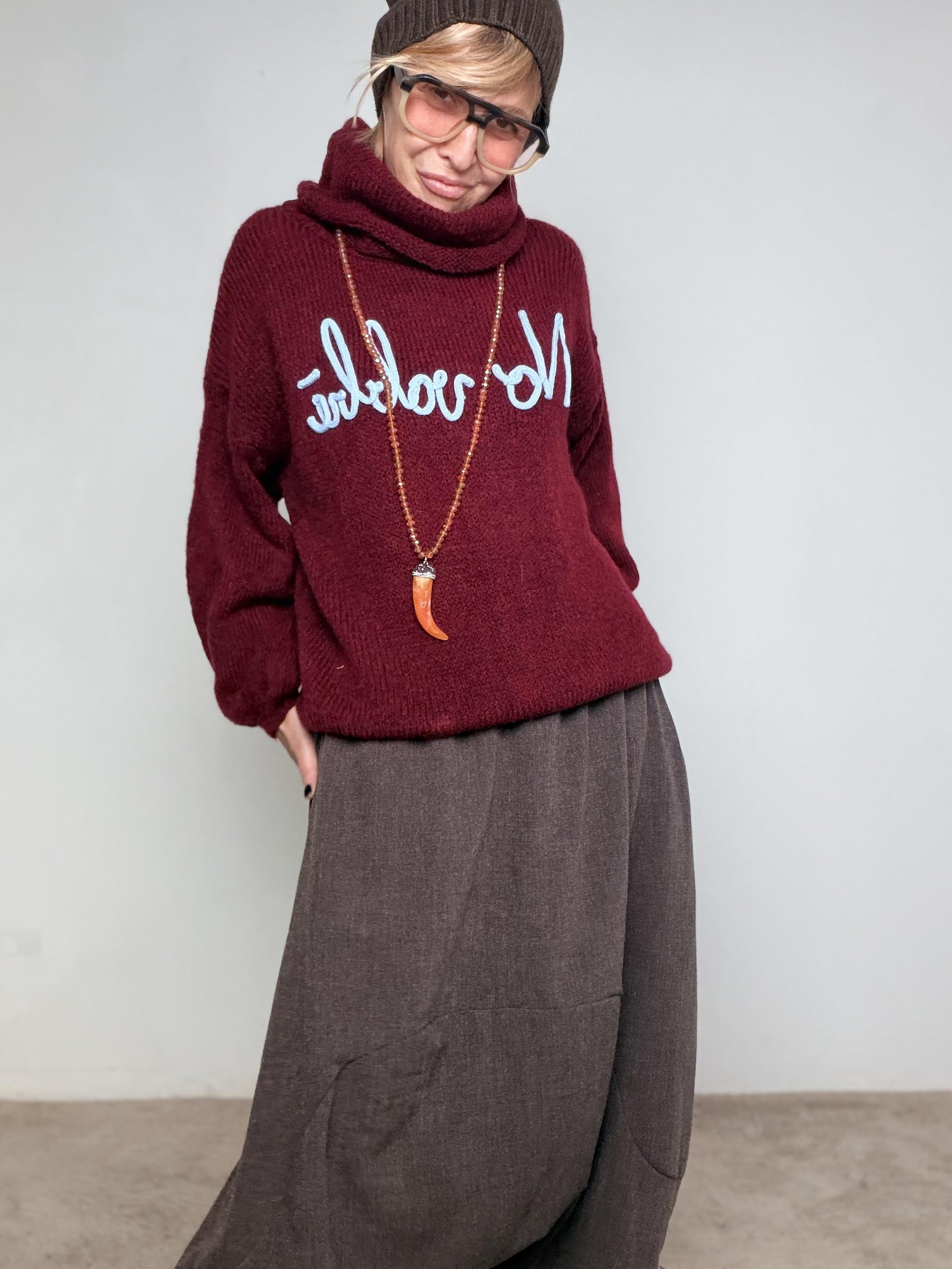 FEMALE - Pantalone Alla Turca moro 38969DCXW/ MORO FEMALE 