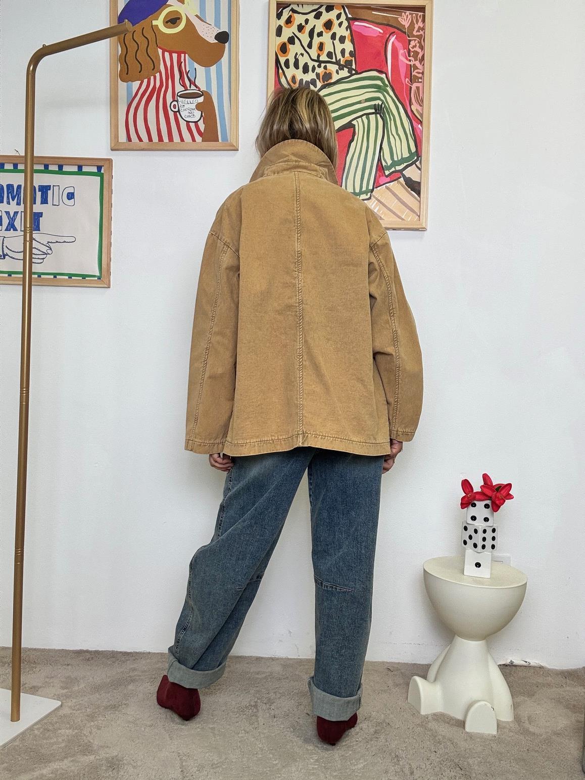 FEMALE - GIACCA BEIGE WORK STYLE  LA CLASSE SI FA UTILE CAMMELLO WM2546/ CAMMELLO FEMALE 