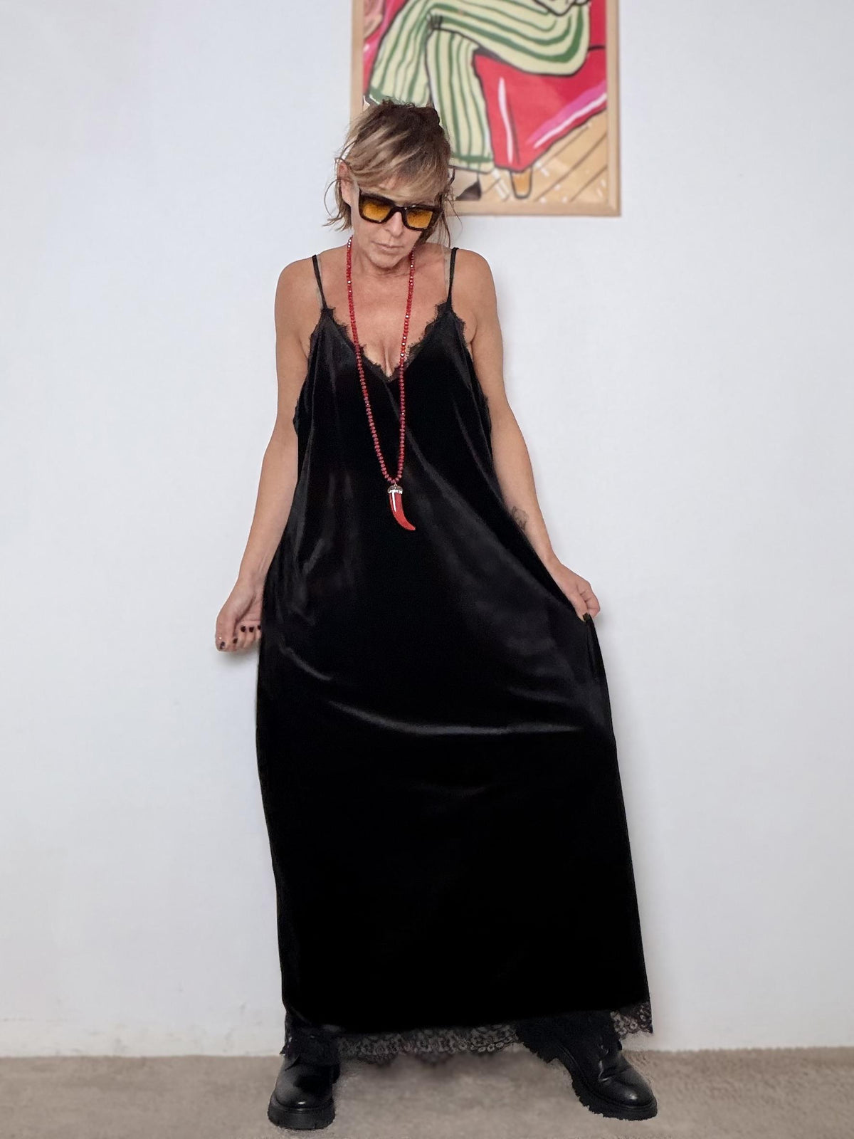 SUSY STAR - ABITO VELVET DREAM ST78056VVS/ NERO SUSY STAR 