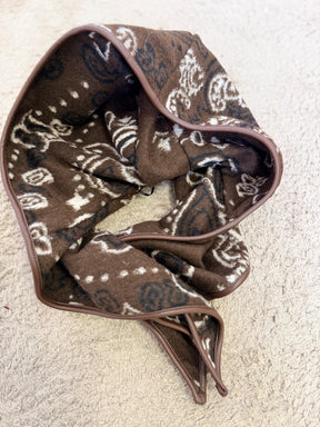 FEMALE - SCIARPA CON CAPPUCCIO BANDANA WARM Y005/ MORO FEMALE 