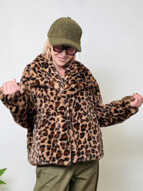 Ecopellicciotto Maculato Morbidissimo J01Y0323/ ANIMALIER PHILIA LOFT 