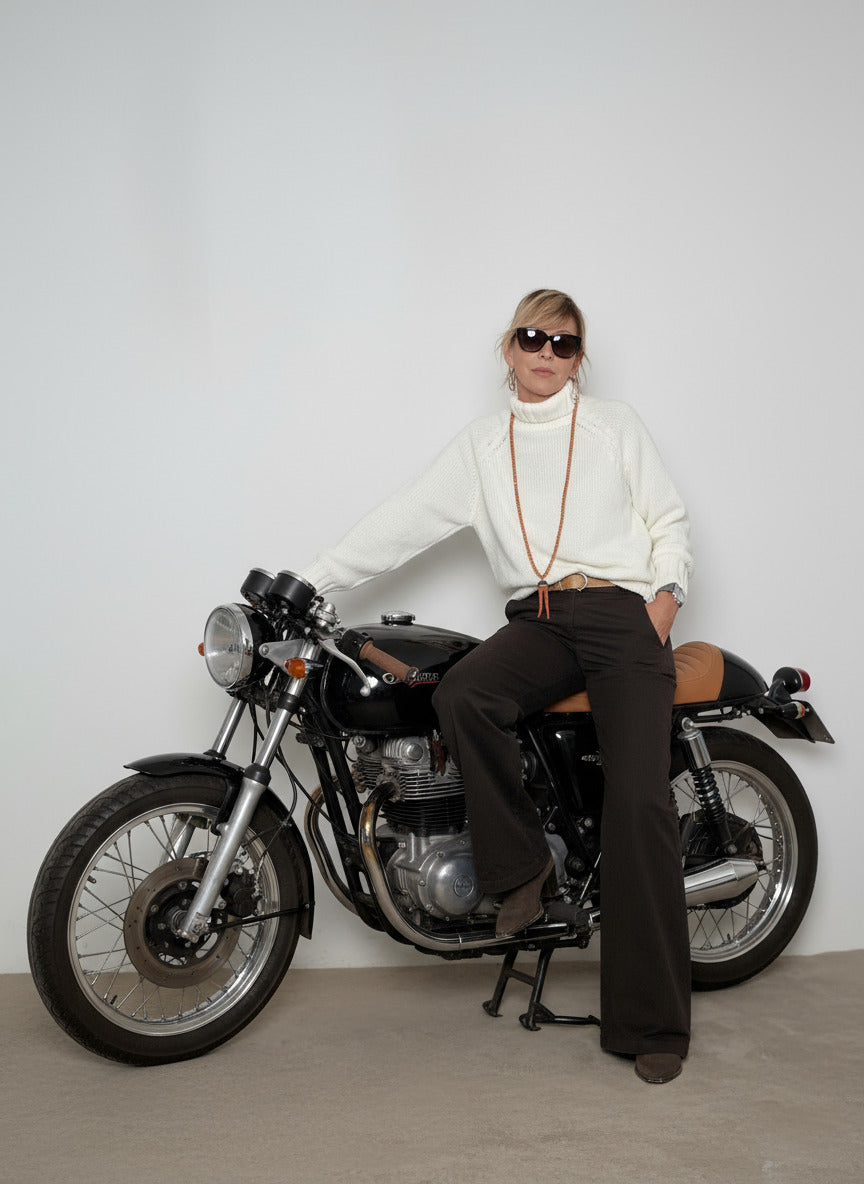 FEMALE - Pantalone Easy Flair 6789g/ MORO FEMALE 