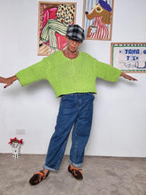 FEMALE - Maglia a Maglia Grossa Easy Chic LIME 3247/ LIME FEMALE 