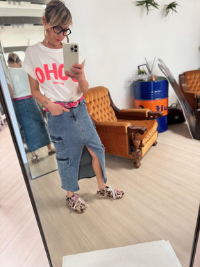 FEMALE - GONNA JEANS ELASTICIZZATA GN00962A/ JEANS FEMALE 